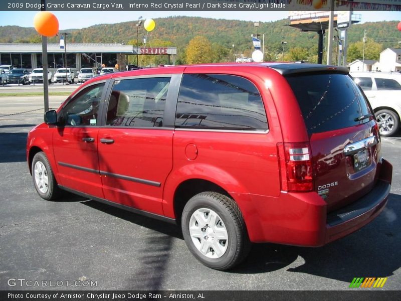 Inferno Red Crystal Pearl / Dark Slate Gray/Light Shale 2009 Dodge Grand Caravan Cargo Van