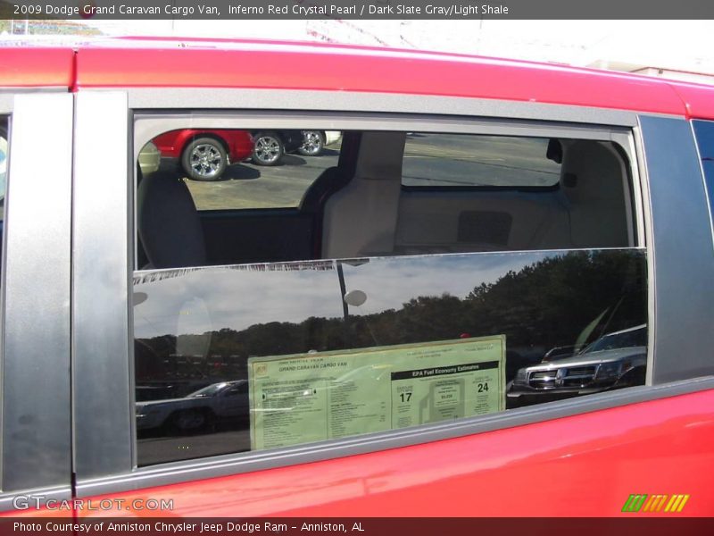 Inferno Red Crystal Pearl / Dark Slate Gray/Light Shale 2009 Dodge Grand Caravan Cargo Van