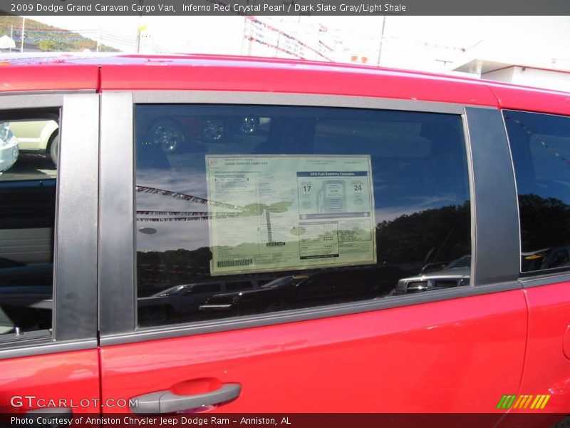 Inferno Red Crystal Pearl / Dark Slate Gray/Light Shale 2009 Dodge Grand Caravan Cargo Van