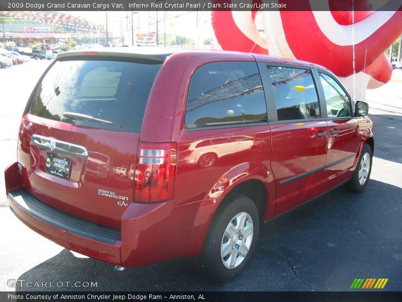Inferno Red Crystal Pearl / Dark Slate Gray/Light Shale 2009 Dodge Grand Caravan Cargo Van