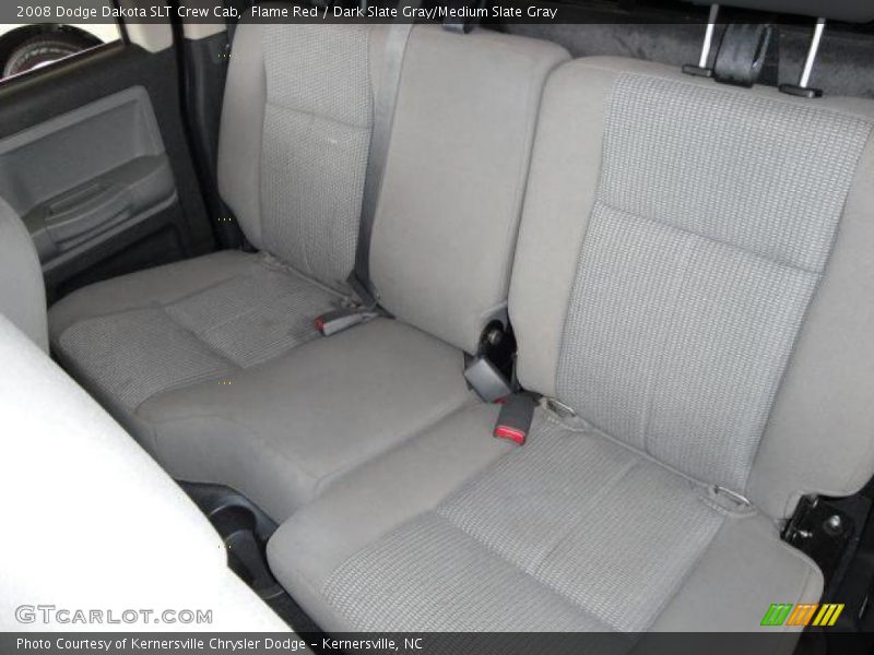 Flame Red / Dark Slate Gray/Medium Slate Gray 2008 Dodge Dakota SLT Crew Cab