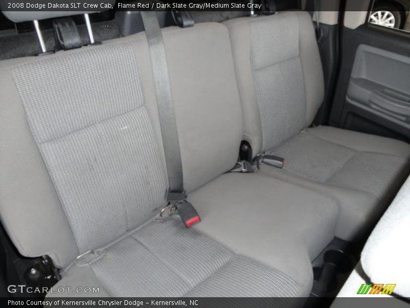 Flame Red / Dark Slate Gray/Medium Slate Gray 2008 Dodge Dakota SLT Crew Cab