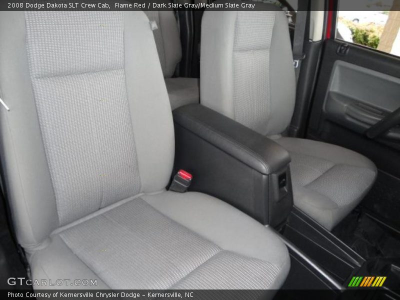 Flame Red / Dark Slate Gray/Medium Slate Gray 2008 Dodge Dakota SLT Crew Cab