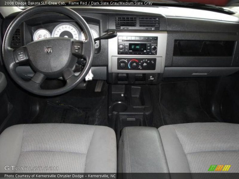 Flame Red / Dark Slate Gray/Medium Slate Gray 2008 Dodge Dakota SLT Crew Cab