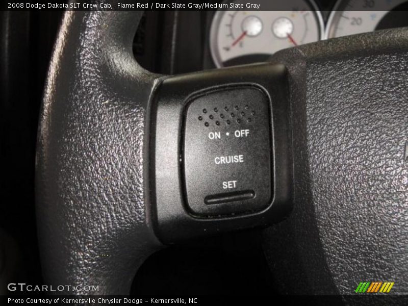 Flame Red / Dark Slate Gray/Medium Slate Gray 2008 Dodge Dakota SLT Crew Cab