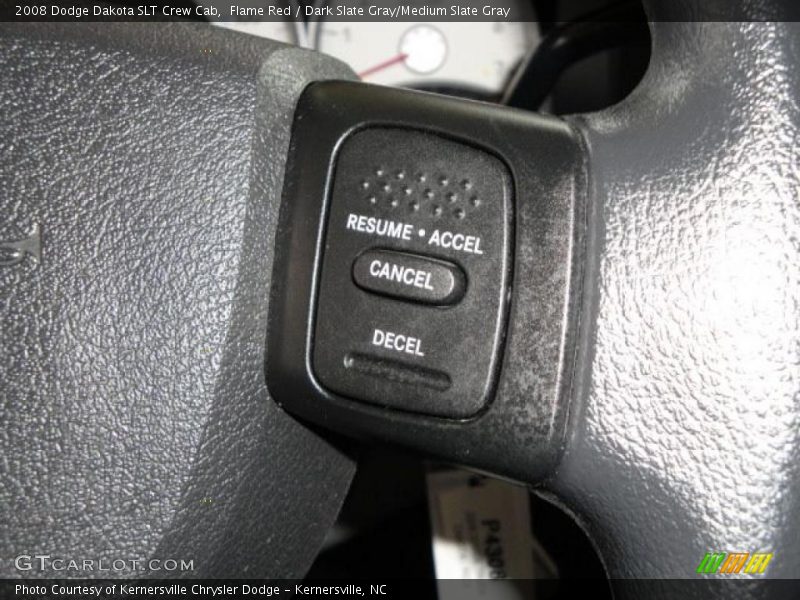 Flame Red / Dark Slate Gray/Medium Slate Gray 2008 Dodge Dakota SLT Crew Cab