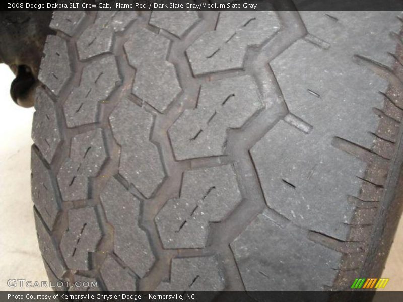 Flame Red / Dark Slate Gray/Medium Slate Gray 2008 Dodge Dakota SLT Crew Cab