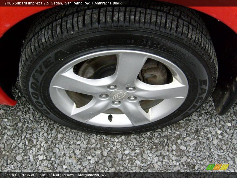San Remo Red / Anthracite Black 2006 Subaru Impreza 2.5i Sedan