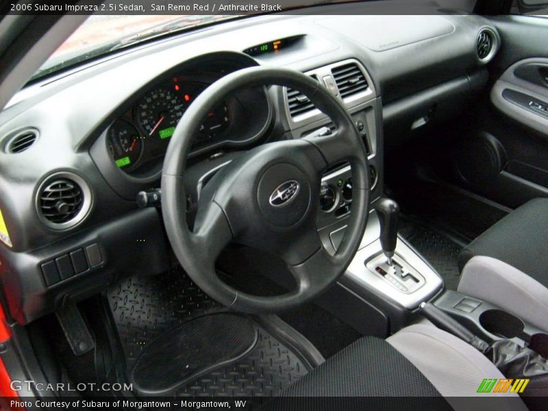 San Remo Red / Anthracite Black 2006 Subaru Impreza 2.5i Sedan