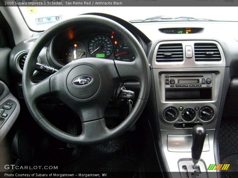 San Remo Red / Anthracite Black 2006 Subaru Impreza 2.5i Sedan