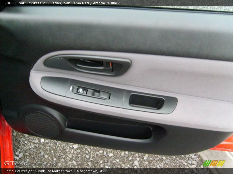 San Remo Red / Anthracite Black 2006 Subaru Impreza 2.5i Sedan