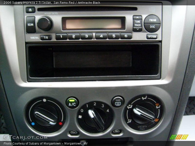 San Remo Red / Anthracite Black 2006 Subaru Impreza 2.5i Sedan