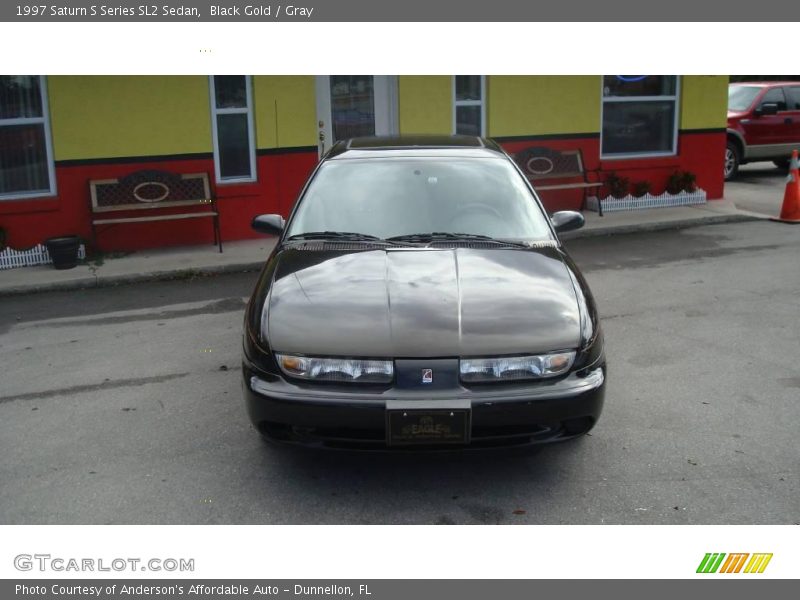 Black Gold / Gray 1997 Saturn S Series SL2 Sedan