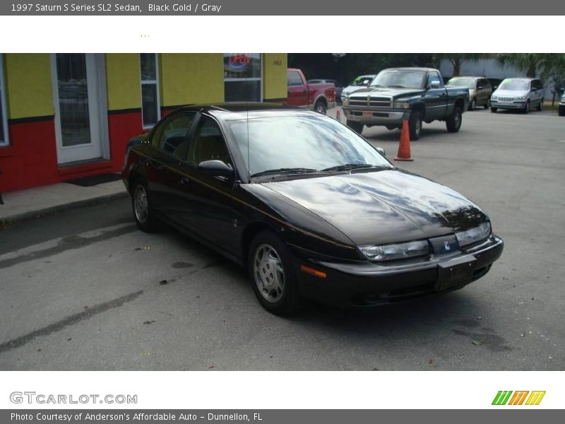 Black Gold / Gray 1997 Saturn S Series SL2 Sedan
