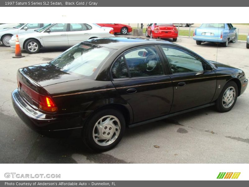 Black Gold / Gray 1997 Saturn S Series SL2 Sedan