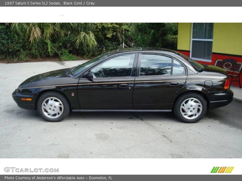 Black Gold / Gray 1997 Saturn S Series SL2 Sedan