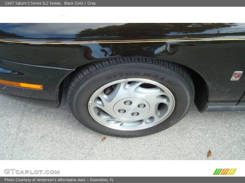 Black Gold / Gray 1997 Saturn S Series SL2 Sedan