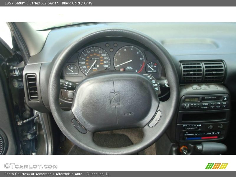 Black Gold / Gray 1997 Saturn S Series SL2 Sedan