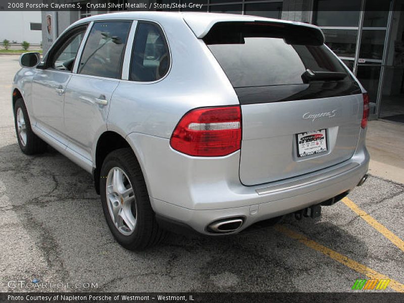 Crystal Silver Metallic / Stone/Steel Grey 2008 Porsche Cayenne S