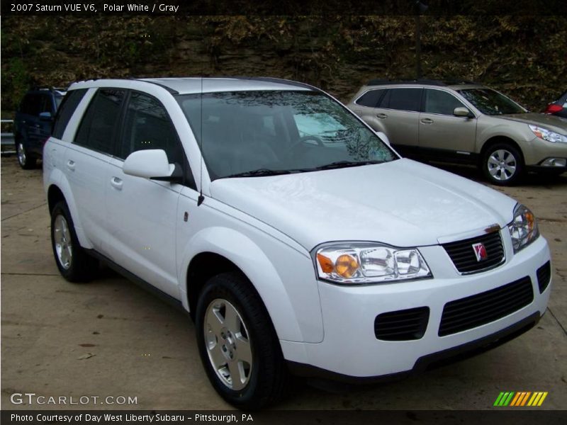 Polar White / Gray 2007 Saturn VUE V6