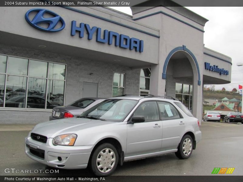 Platinum Silver Metallic / Gray 2004 Subaru Impreza 2.5 Sport Wagon