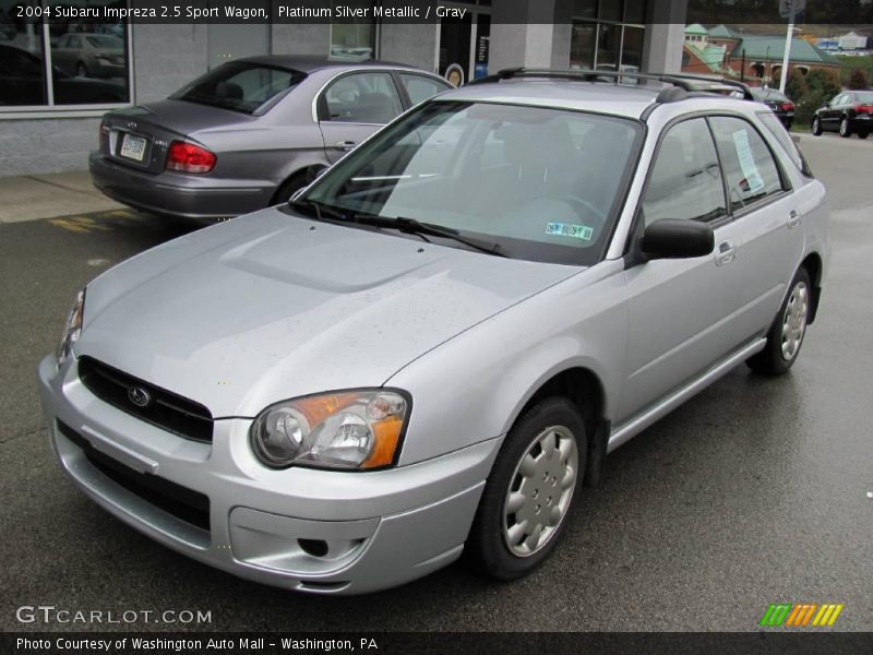 Platinum Silver Metallic / Gray 2004 Subaru Impreza 2.5 Sport Wagon