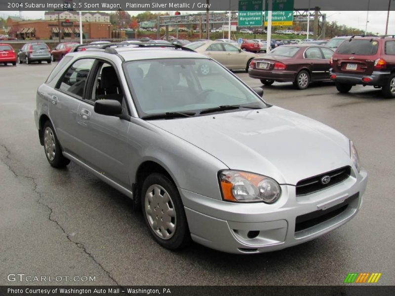 Platinum Silver Metallic / Gray 2004 Subaru Impreza 2.5 Sport Wagon