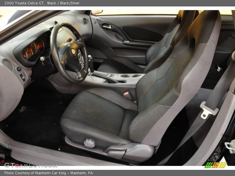 Black / Black/Silver 2000 Toyota Celica GT
