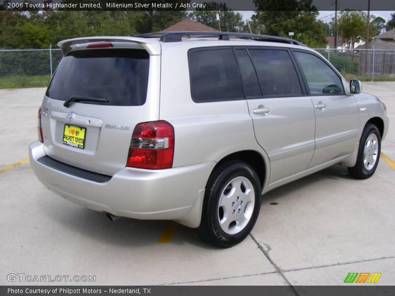 Millenium Silver Metallic / Ash Gray 2006 Toyota Highlander Limited