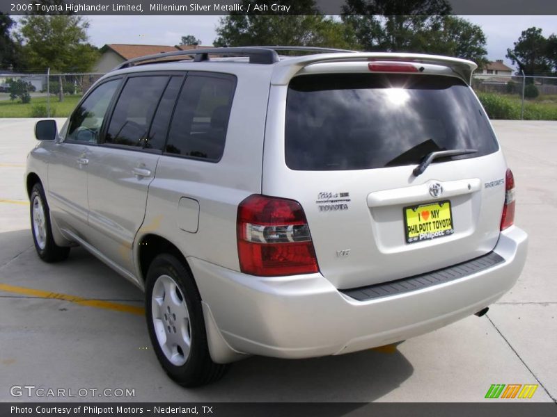 Millenium Silver Metallic / Ash Gray 2006 Toyota Highlander Limited
