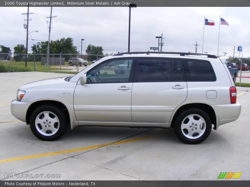 Millenium Silver Metallic / Ash Gray 2006 Toyota Highlander Limited