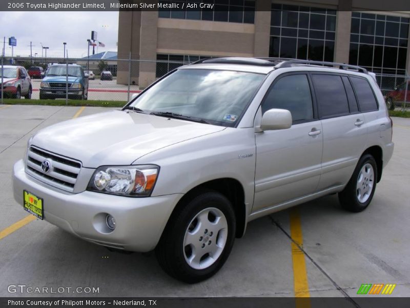 Millenium Silver Metallic / Ash Gray 2006 Toyota Highlander Limited