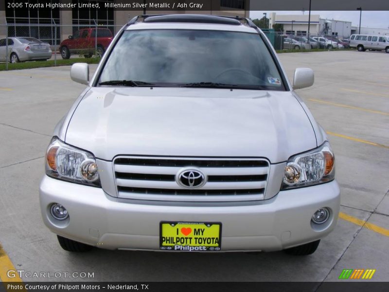 Millenium Silver Metallic / Ash Gray 2006 Toyota Highlander Limited