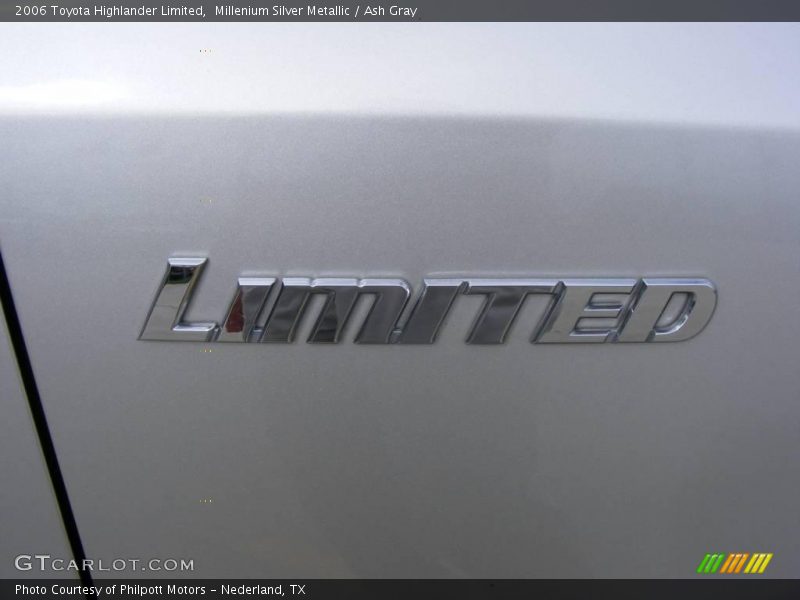 Millenium Silver Metallic / Ash Gray 2006 Toyota Highlander Limited