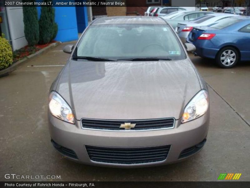 Amber Bronze Metallic / Neutral Beige 2007 Chevrolet Impala LT