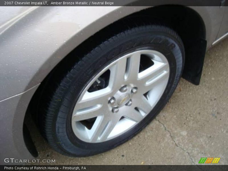 Amber Bronze Metallic / Neutral Beige 2007 Chevrolet Impala LT