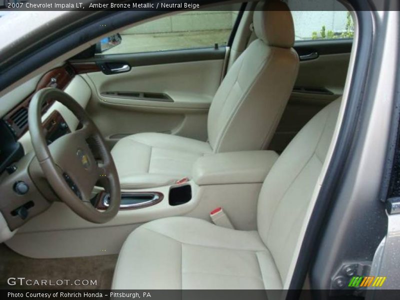 Amber Bronze Metallic / Neutral Beige 2007 Chevrolet Impala LT
