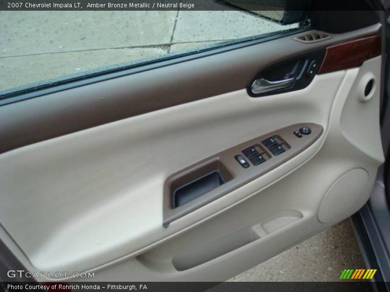 Amber Bronze Metallic / Neutral Beige 2007 Chevrolet Impala LT