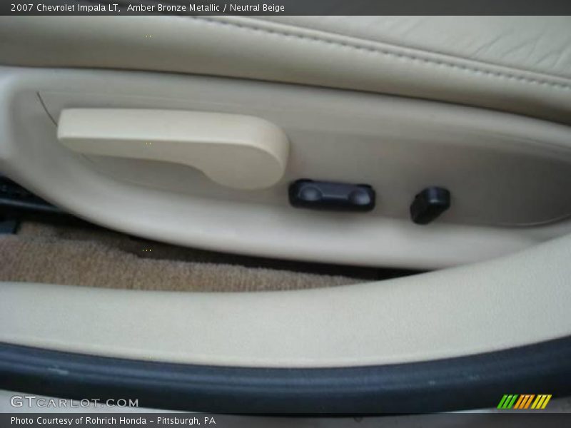 Amber Bronze Metallic / Neutral Beige 2007 Chevrolet Impala LT