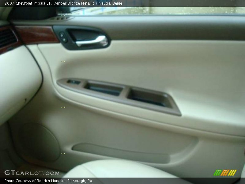 Amber Bronze Metallic / Neutral Beige 2007 Chevrolet Impala LT