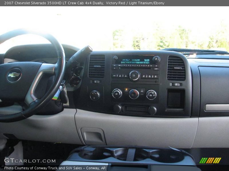 Victory Red / Light Titanium/Ebony 2007 Chevrolet Silverado 3500HD LT Crew Cab 4x4 Dually