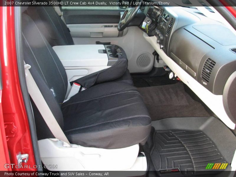 Victory Red / Light Titanium/Ebony 2007 Chevrolet Silverado 3500HD LT Crew Cab 4x4 Dually