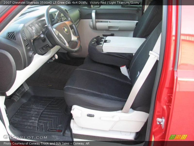 Victory Red / Light Titanium/Ebony 2007 Chevrolet Silverado 3500HD LT Crew Cab 4x4 Dually