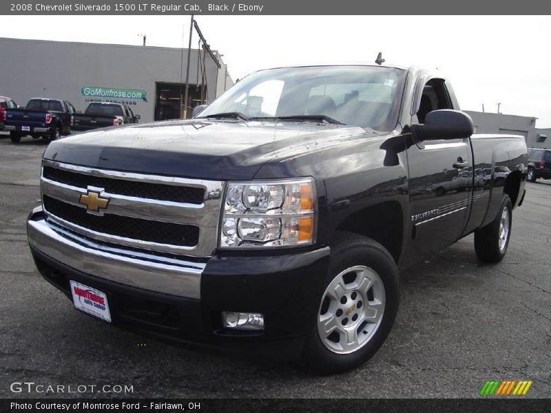 Black / Ebony 2008 Chevrolet Silverado 1500 LT Regular Cab