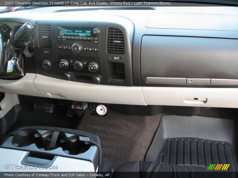 Victory Red / Light Titanium/Ebony 2007 Chevrolet Silverado 3500HD LT Crew Cab 4x4 Dually