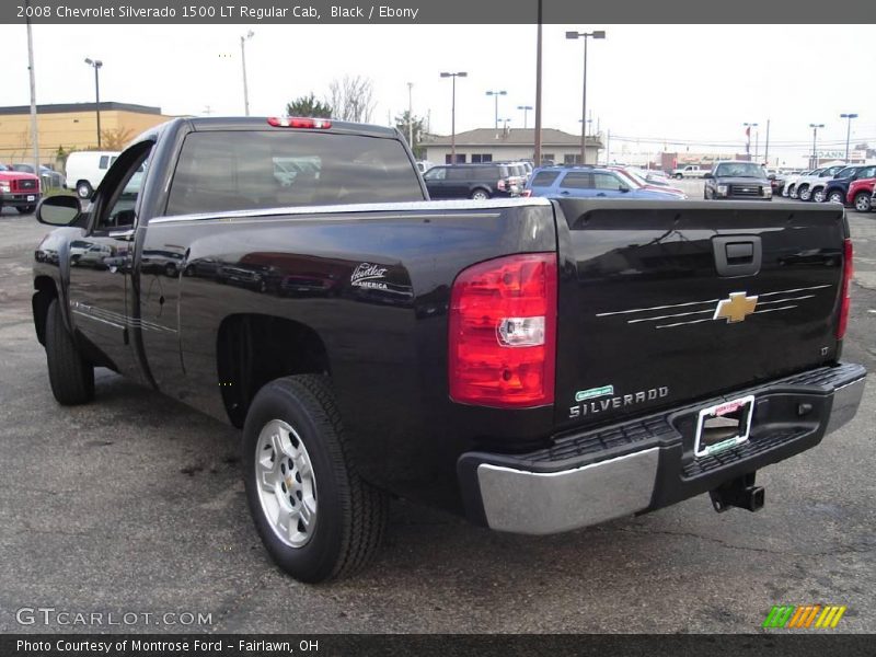 Black / Ebony 2008 Chevrolet Silverado 1500 LT Regular Cab