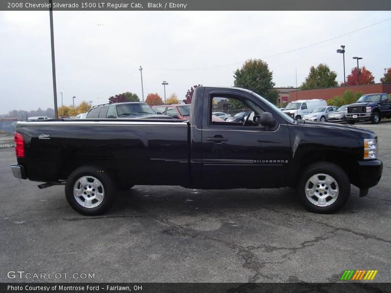 Black / Ebony 2008 Chevrolet Silverado 1500 LT Regular Cab