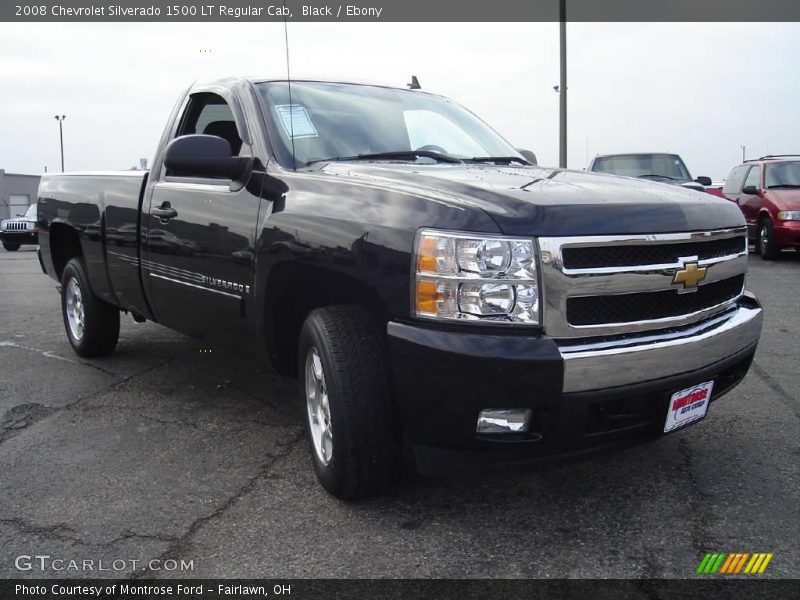 Black / Ebony 2008 Chevrolet Silverado 1500 LT Regular Cab