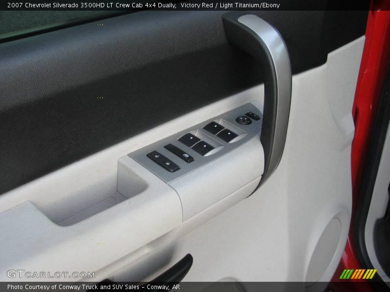 Victory Red / Light Titanium/Ebony 2007 Chevrolet Silverado 3500HD LT Crew Cab 4x4 Dually