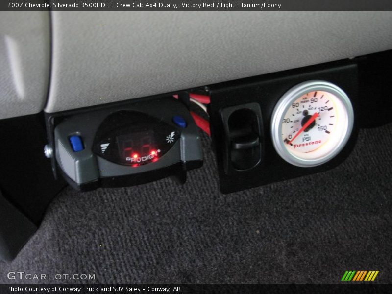 Victory Red / Light Titanium/Ebony 2007 Chevrolet Silverado 3500HD LT Crew Cab 4x4 Dually